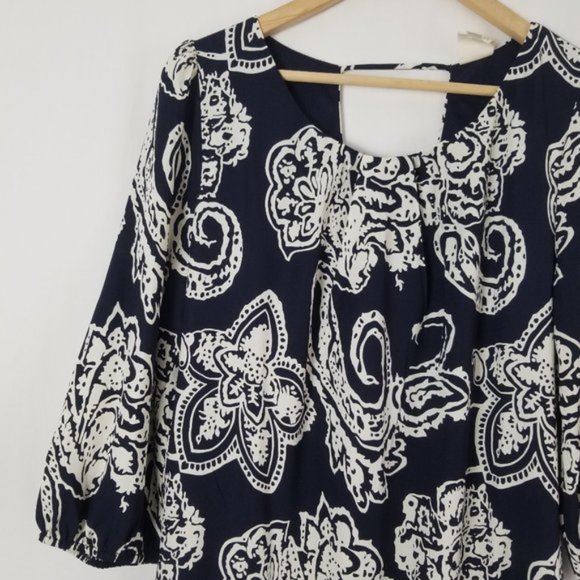 Pink Owl floral 3/4 sleeves floral mini dress size M (216) - Picture 3 of 7